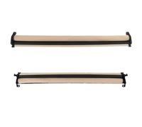 para Serie 7 G12 740Li 2015- Conjunto de Cubierta Cortina para Parasol Techo Solar panorámico Delantero y Trasero 54107409185/88/89 Protector Solar Parabrisas(Beige Front x Rear)