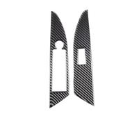 Para Serie 8 Para G14 Para G15 2019-2023 Fibra Carbono Suave Interruptor Elevación Vidrio Para Coche Marco Panel Cubierta Accesorios Coche Interior(Fibra de carbon)