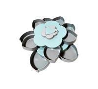 Para Servir Dividida - Múltiples Compartimentos Giratorios | Para Refrigerios De Verduras Con Tapa: Productos Crujientes Y Refrigerios Secos En Buenas Condiciones, Veggie Chips