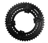 Para Shimano-105 R7000 para Ultegra R8000 para Dura-Ace R9100 Juego de platos asimétricos de bicicleta de carretera 110 para BCD Double 50-34T 52-36T 7075 aluminio compatible con manivelas de