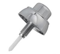 Para Siamp para Optima 49 Botón de inodoro Pulsador Single Flush Chrome ABS Water Tank Button Fácil Operación Compatibilidad Plata Soporta Múltiples Diseños de Tapa (B)