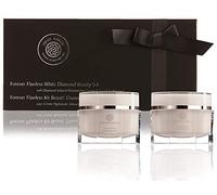 Para Siempre impecable blanco diamante con belleza Kit - tamaño completo facial Peeling Gel & Humedad complejo crema por