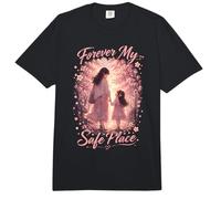 para Siempre Mi Lugar Seguro Familia Amor Comfort Colors Adult Heavyweight T-Shirt