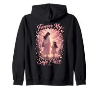 para Siempre Mi Lugar Seguro Familia Amor Sudadera con Capucha