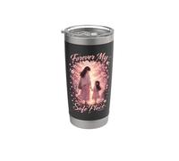 Para Siempre Mi Lugar Seguro Familia Amor Vaso térmico de acero inoxidable de doble pared
