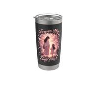 Para Siempre Mi Lugar Seguro Familia Amor Vaso térmico de acero inoxidable de doble pared