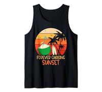para siempre persiguiendo el atardecer La vida es mejor en verano Camiseta sin Mangas