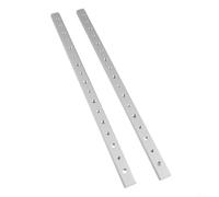 Para sierra de mesa, deslizador de barra de inglete, 2 unidades, aleación de aluminio de precisión, deslizador de ranura en T para carpintería, sierra de mesa y mesa de fresado (450 mm)