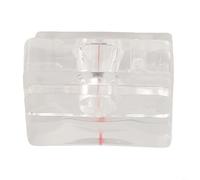 Para sierra de mesa deslizante, regla de lupa, bafle que soporta una visualización clara de marcas de escala en carpintería y herramientas de bandas de bordes (25 mm, 1 agujero)