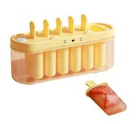 para silicona - Juego de 6 cavidades de PP PET | Molde de silicona para hacer polos con diseño fácil de desmoldar, uso para zumos de yogur y postres, instrumento