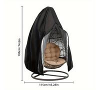para silla de tela Oxford 600D de resistencia, para muebles de patio exterior con cremallera, para hamacas columpio de , a prueba de sol y polvo