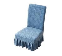 para sillas de Comedor, con Falda elástica, protección para Banquetes | Colección de Protectores de Tejido Polar Extensible, Respaldo de Forro Polar Suave Grueso para Banquetes