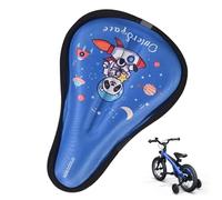 para sillín de Bicicleta Infantil - Cojín de Bicicleta de Dibujos Animados, Acolchado Suave, Impermeable, Transpirable, absorción de Impactos, para Carreteras de montaña, desplazamientos Diarios