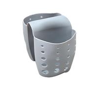 para sillines de cocina, soporte para esponja para fregadero colgante y fácil de quitar, con orificios de drenaje para una buena evacuación del agua, diseño fácil de limpiar |