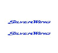 para Silverwing 600 Silver Wing 400 GT Silverwing400 Accesorios De Motocicleta Pegatinas Brillantes Calcomanía Impermeable(Azul)
