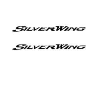 para Silverwing 600 Silver Wing 400 GT Silverwing400 Accesorios De Motocicleta Pegatinas Brillantes Calcomanía Impermeable(Negro)