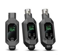 Para sistema inalámbrico de micrófono dinámico con transmisor/receptor XLR, cuenta con resolución de audio de 24 bits y uso simultáneo del dispositivo (1 en 2)