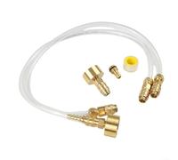 para sistemas de dirección hidráulica Seastar, kit de reposición de líquido de barco con accesorios de latón roscados para mayor estabilidad