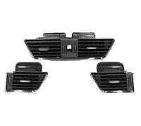 para Skoda Octavia 2015-2021 5ED820951 Rejilla de ventilación de Aire Acondicionado Central Delantera Izquierda Derecha Trasera Conjunto de Salida de Aire Acondicionado del Coche (3 Piezas)