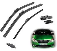 , para Skoda,para Fabia 5J Hatchback 2006 2007 2008 2009 2010 2011 2012 2013 Escobillas limpiaparabrisas Delanteras traseras Cepillos Accesorios de Corte 21 "+ 21" + 13 "Limpiaparabrisas