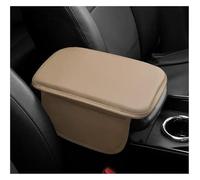 Para Skoda Para Fabia Para Kodiaq Para Octavia 2 3 Para Superb 3 Cojín Reposabrazos Tapa Transpirable Consola Central Antiarañazos Fundas reposabrazos automóvil(BEIGE)
