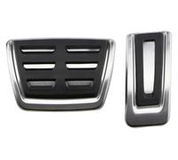 Para Skoda Para KAMIQ Para Combi Para SCALA Para Octavia Para Rapid Para Superb Para Karoq Para Kodiaq AT MT Pedales Coche Cubierta Almohadilla Pedal cubierta pedal frenado(AT 2 Pcs)