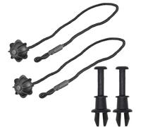 Para Skoda Para Octavia Para MK2 1Z 9B9 2004-2013 Paquete Cuerda Para Estante Cubierta Tonneau Correa Escotilla Puerta Trasera Maletero Maletero Correa(1 Kit)