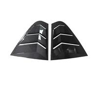 para Skoda para Rapid 2012-2018 Cubierta De Rejilla Ventilación Lateral para La Ventana Trasera Alerón Trasero para Coche(Carbon Look)