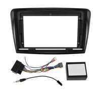para Skoda para Superb 2 B6 2008-2015 Marco Radio 10 Pulgadas Montaje En Salpicadero Reproductor DVD Estéreo Panel Instalación Adaptador Cubierta Fascia POMPOMPUR