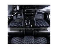 para Skoda para Superb 3 2016 2017 2018 2019 2020 2021 Alfombrillas Cuero Piso del Automóvil Alfombras Almohadillas Los Pies(Black and Blue,LHD)