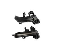 para Skoda Superb III 2015-2020 2021 2022 2023 2 Piezas Intermitente dinámico con Desplazamiento para Espejo retrovisor (Negro Ahumado-Amarillo)