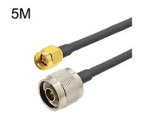 Para Sma Macho a N Macho Rg58 Cable Adaptador Coaxial Longitud del Cable5m Sma Macho a N Macho