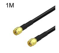 Para Sma Macho a Sma Macho Rg58 Cable adaptador coaxial Longitud del cable1m Sma Macho a Sma Macho