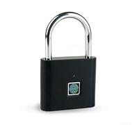 Para Smart Fingerprint Candado para seguro, conveniente sin llave para acceso para Smart Fingerprint Candado para Tuya (negro)