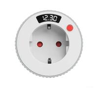 para Smart para tuya con Control Remoto y App para Smart Life | Pantalla LED digital, app para tuya/Smart Life, temporizador cuenta atrás, material PC ignífugo, 16A máximo