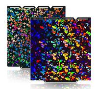 Para Snapmaker U1 Build Plate(Stars + Flake) 270 x 270 mm Plataforma de cama holográfica suave de doble cara, flexible y desmontable, hecha de hoja de acero de resorte para piezas Snapmaker U1