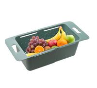 para sobre el fregadero, colador de cocina ajustable, cesta de drenaje, para frutas, pasta, cocina, congelador, hogar, fregadero, preparación de alimentos