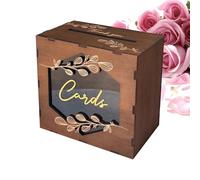 para Sobres de Boda en Recepción Organizador Rústico Vintage De Madera Con