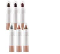 para sombras de ojos, lápiz de sombras de ojos,Stick de sombra de ojos impermeable | Contorno de cosméticos de 6 colores de larga duración y brillo para maquillaje nupcial, todos los días a la noche