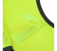 Para sombrero de seguridad, protector de cuello con tira reflectante de alta visibilidad para trabajos de construcción al aire libre, protección solar, estilo camuflaje azul (amarillo fluorescente)