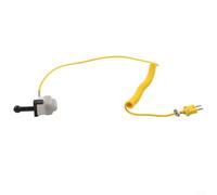 Para Sonda Termopar Tipo K Sensor Imán Industrial Metal Para Probador Para Superficies Planas Redondas y Aviación -500C con Alambre de Primavera (B)