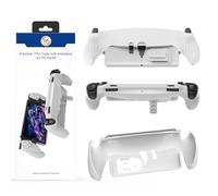 Para Sony PlayStation Portal Game Console TPU Funda Protectora Antideslizante y Anti-caída con Base Soporte para PlayStation Portal Accesorios (Blanco)