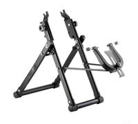 para soporte Alineación para ruedas Bici 16-29" Estable Triangular | para acero carbono para resistencia, plegable, estable para alineación, 16-29 pulgadas, taller casa