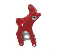 para soporte Conversión Freno Disco QR para soporte Conversión | Aleación aluminio, 120mm tamaño, para MTB y ruta, instalación para fácil, sin asiento freno(Red)