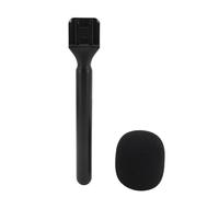 para Soporte de Rode Wireless GO 2, Adaptador de Micrófono Lavalier Inalámbrico para Entrevista con Espuma para Parabrisas, Soporte de Mano para Micrófono para Micrófono 1/2/ y Más