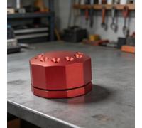 para soporte Destornillador Giratorio 360° Aluminio Organizador Brocas Taller Garaje Herramientas Manuales Base Antideslizante para compacto(red)