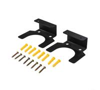 para soporte Esmeriladora 2pcs Metal Pared para soporte Esmeriladora | para acero negro para robusto, montaje en pared, vertical, para ideal taller garage, disco 5 pulgadas(A)