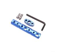 para soporte Extensión Retrovisor para moto Aluminio Negro (Blue)
