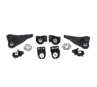 para soporte Faros para mercedes C-Class W206 21-24 Kit Reparación | ABS de , presión, largo plazo, color negro, reemplazo piezas dañadas
