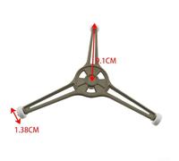para soporte Giratorio Microondas ABS para Plato 24.5cm para | ABS calor, para ajuste perfecto 24.5cm, giro para suave sin vibraciones, para fácil instalación
